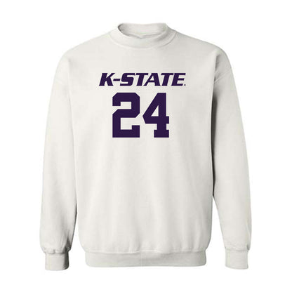 Kansas State - NCAA Women's Basketball : Jenessa Cotton - Classic Shersey Crewneck Sweatshirt-0
