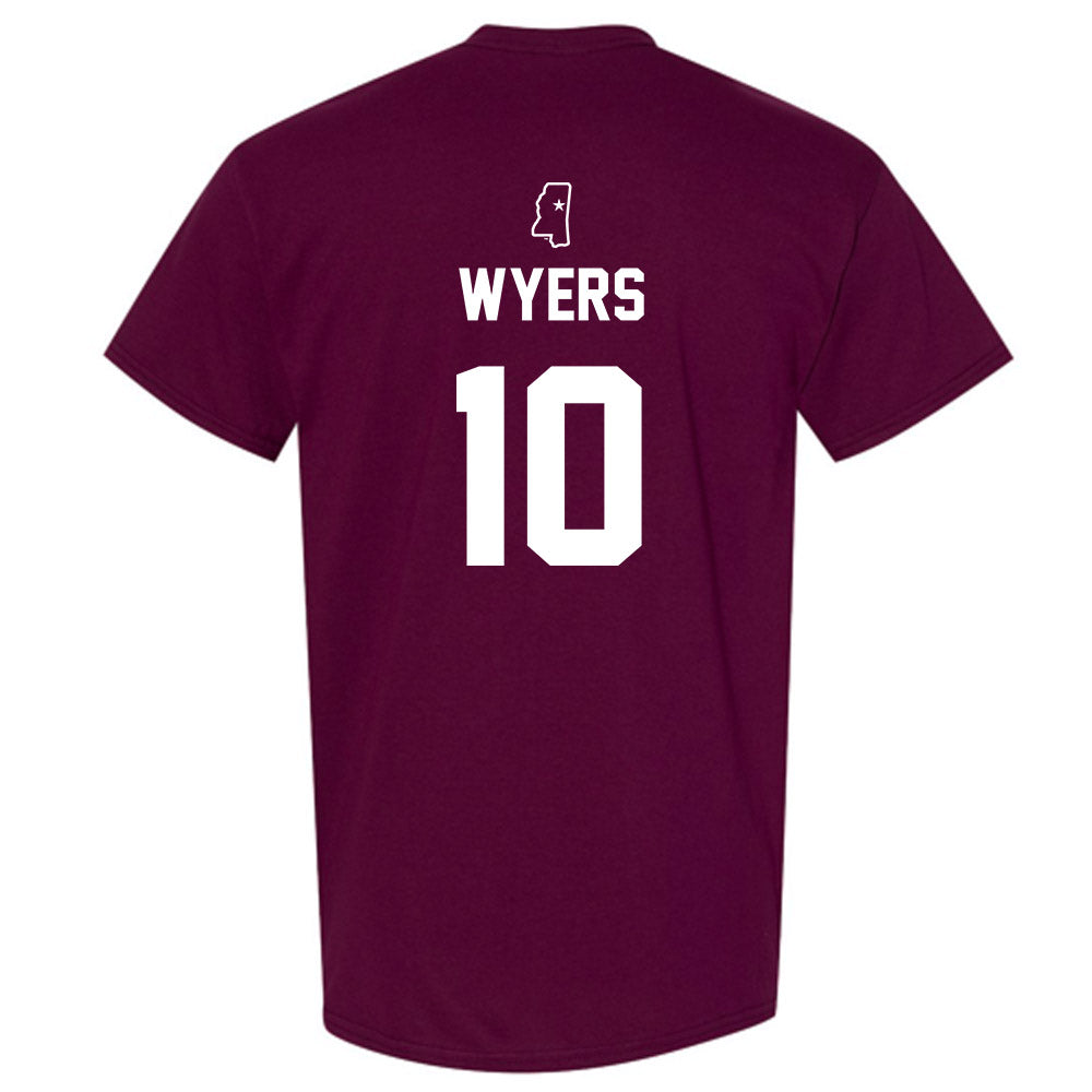 Mississippi State - NCAA Baseball : Drew Wyers - Sports Shersey T-Shirt-1