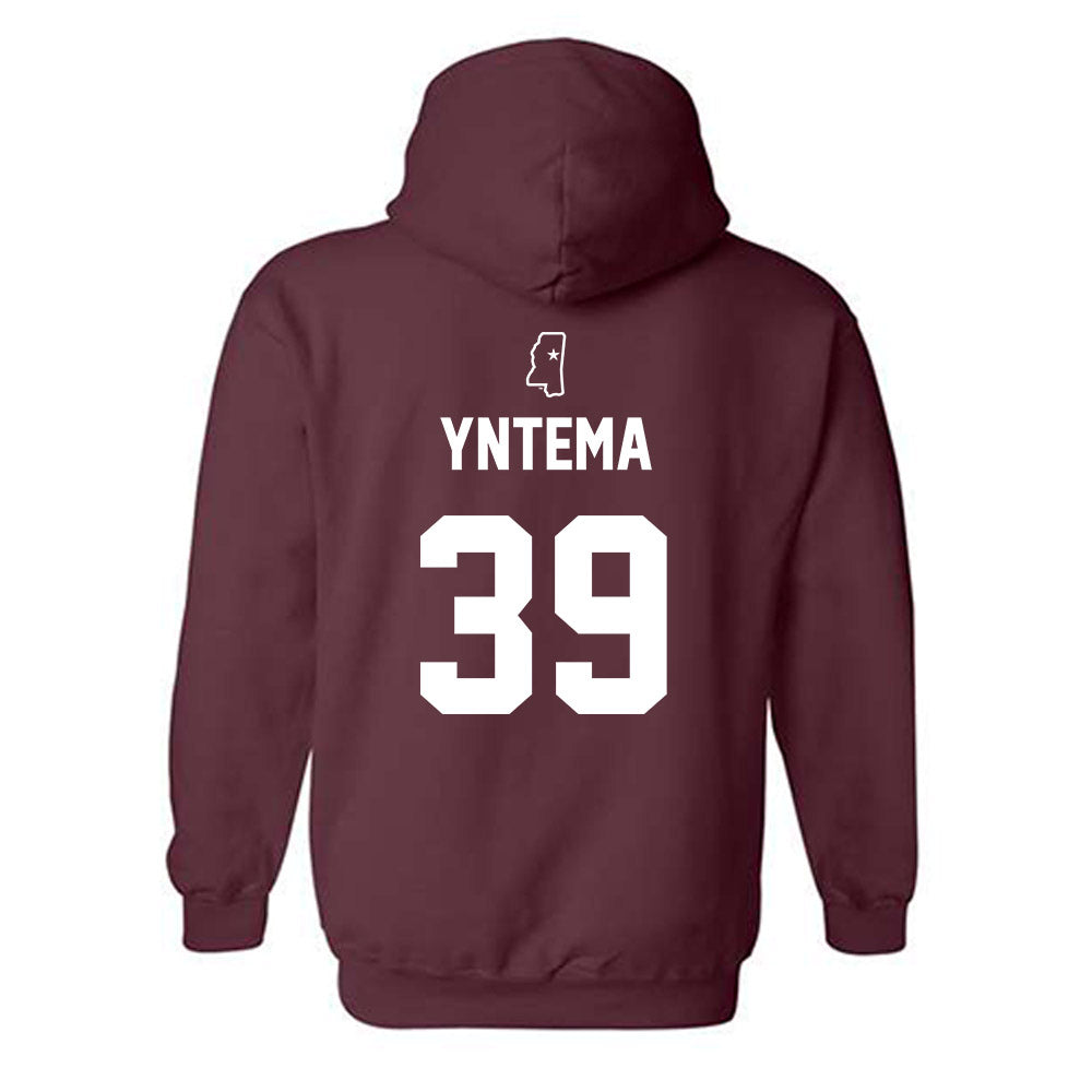 Mississippi State - NCAA Baseball : Graham Yntema - Sports Shersey Hooded Sweatshirt-1