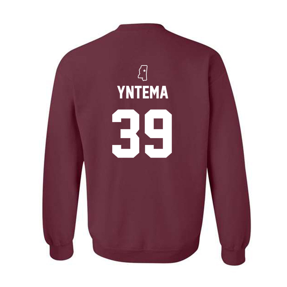 Mississippi State - NCAA Baseball : Graham Yntema - Sports Shersey Crewneck Sweatshirt-1