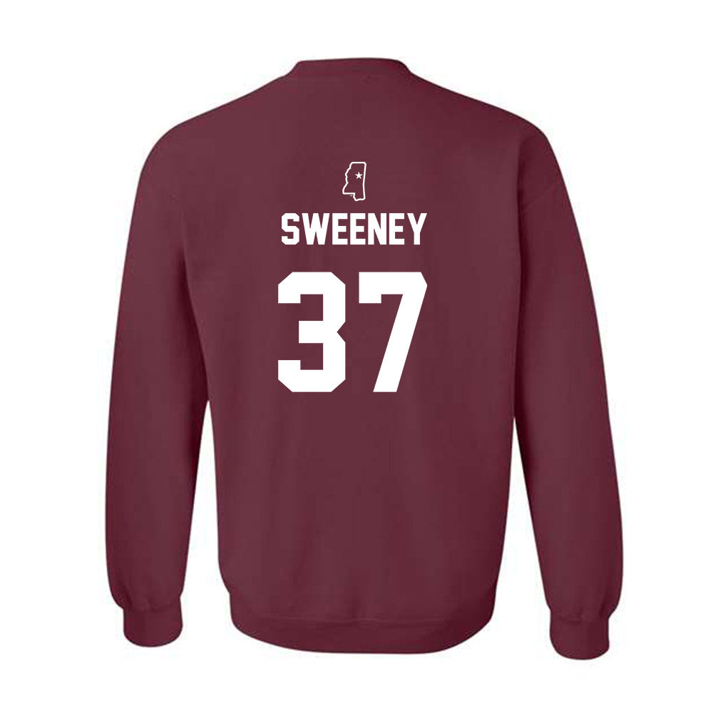 Mississippi State - NCAA Baseball : Brendan Sweeney - Sports Shersey Crewneck Sweatshirt-1