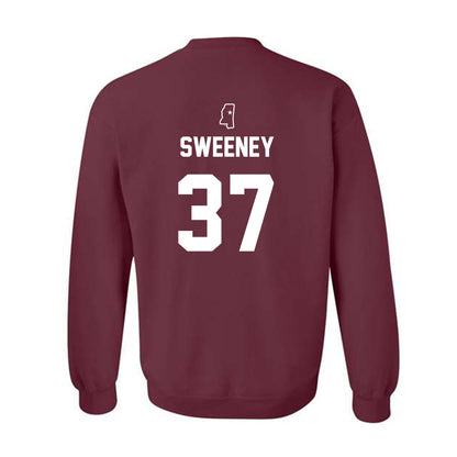 Mississippi State - NCAA Baseball : Brendan Sweeney - Sports Shersey Crewneck Sweatshirt-1