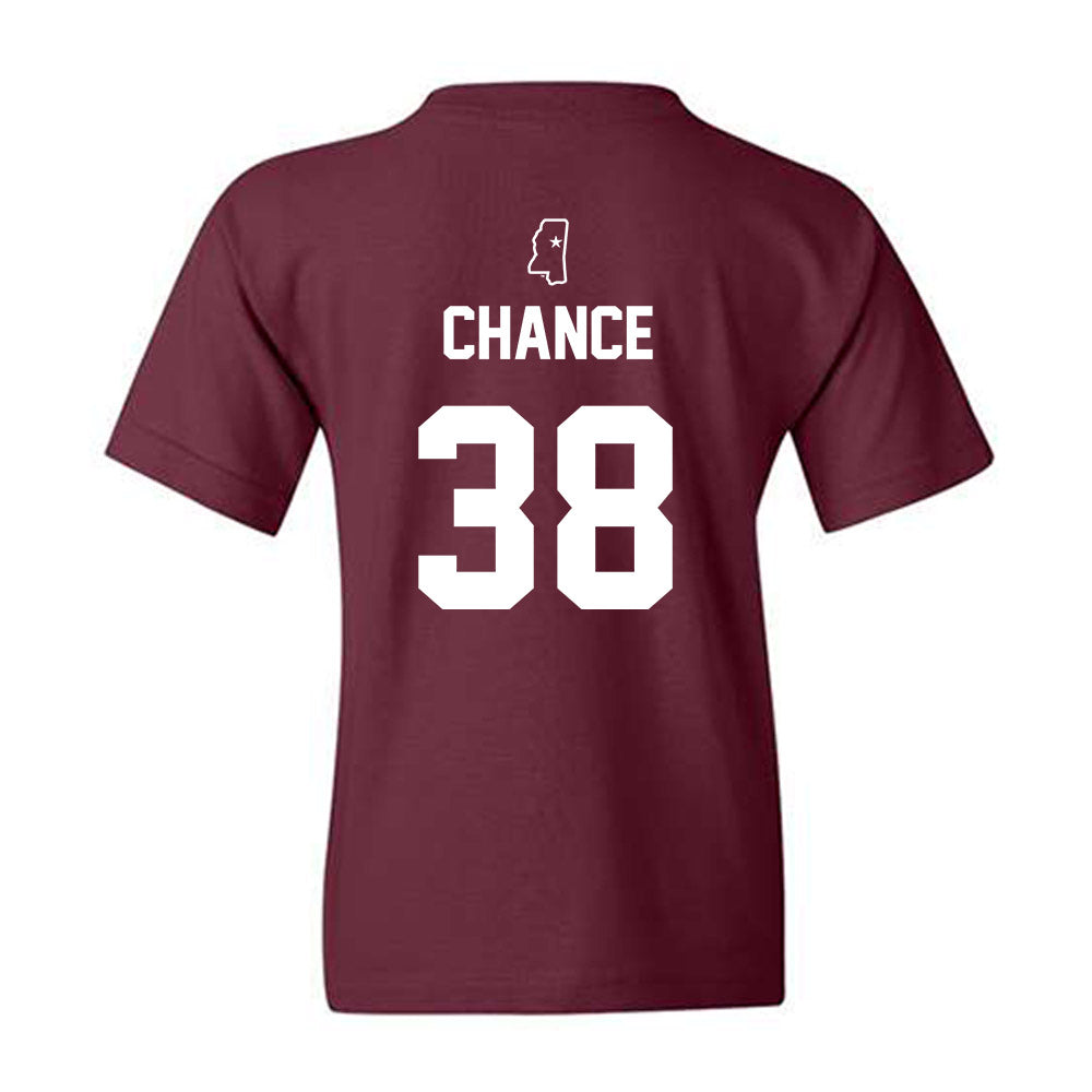 Mississippi State - NCAA Baseball : Bryce Chance - Sports Shersey Youth T-Shirt-1
