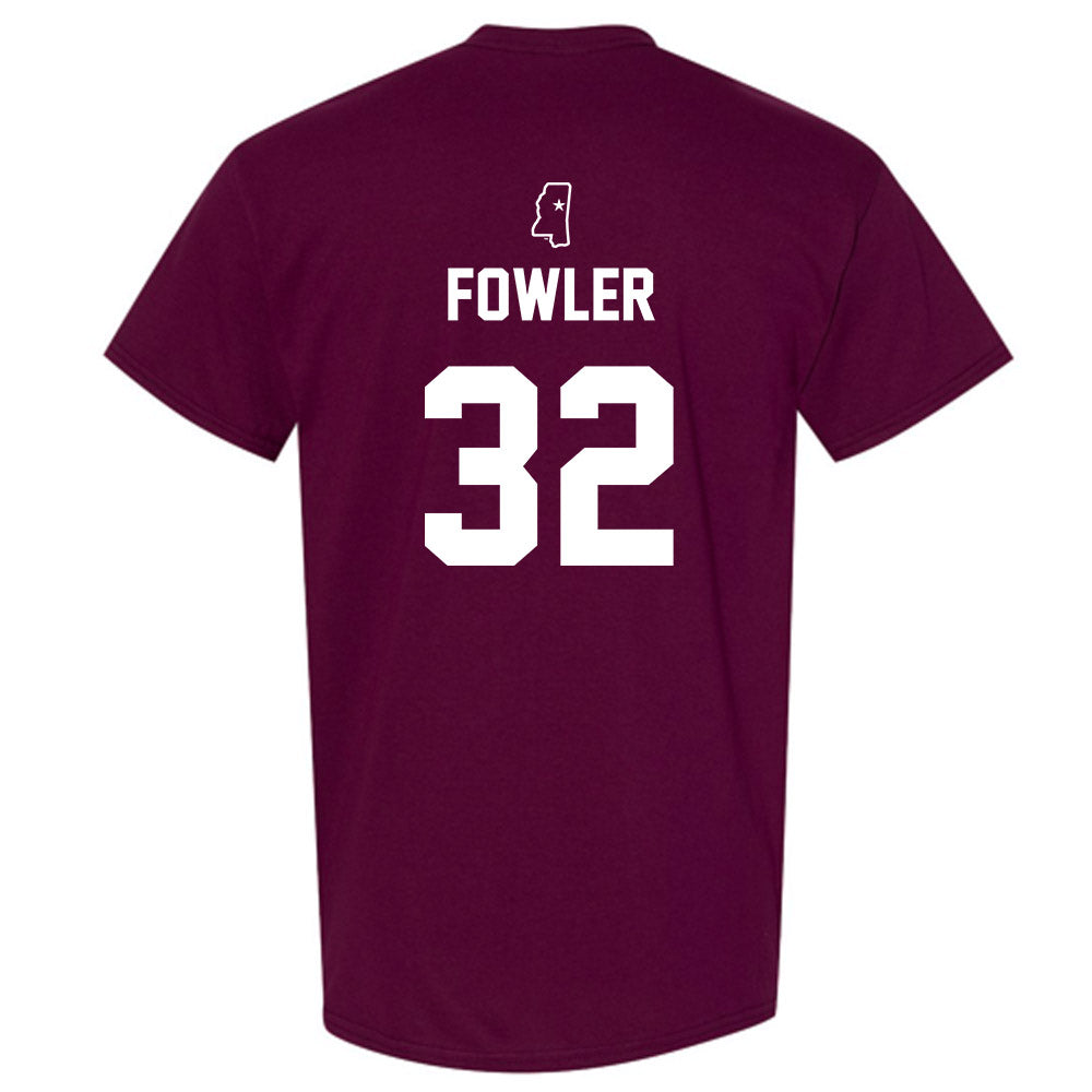 Mississippi State - NCAA Baseball : Peyton Fowler - Sports Shersey T-Shirt-1