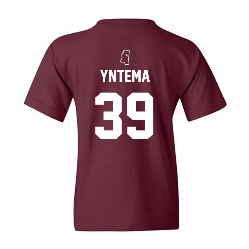Mississippi State - NCAA Baseball : Graham Yntema - Sports Shersey Youth T-Shirt-1