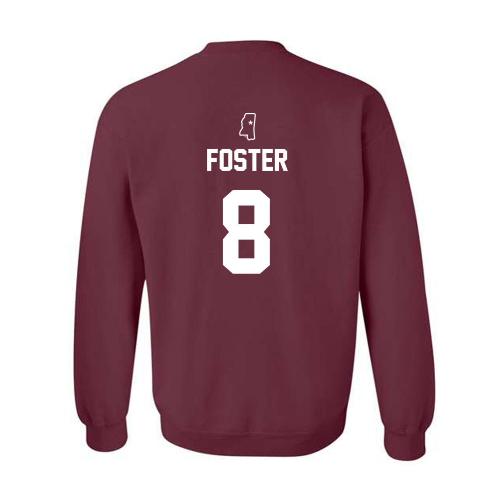 Mississippi State - NCAA Baseball : Charlie Foster - Sports Shersey Crewneck Sweatshirt-1