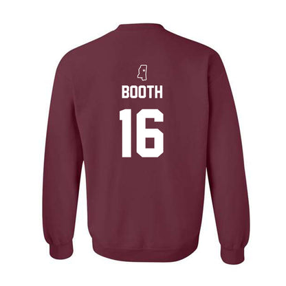 Mississippi State - NCAA Baseball : Braden Booth - Sports Shersey Crewneck Sweatshirt-1