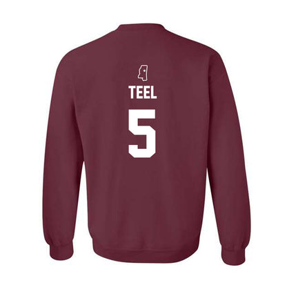 Mississippi State - NCAA Baseball : Aidan Teel - Sports Shersey Crewneck Sweatshirt-1
