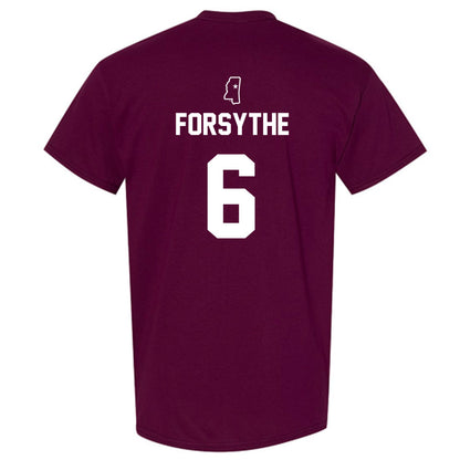 Mississippi State - NCAA Baseball : Logan Forsythe - Sports Shersey T-Shirt-1