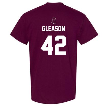Mississippi State - NCAA Baseball : Jack Gleason - Sports Shersey T-Shirt-1