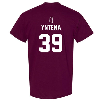 Mississippi State - NCAA Baseball : Graham Yntema - Sports Shersey T-Shirt-1