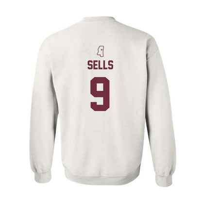 Mississippi State - NCAA Softball : Kiarra Sells - Sports Shersey Crewneck Sweatshirt-1