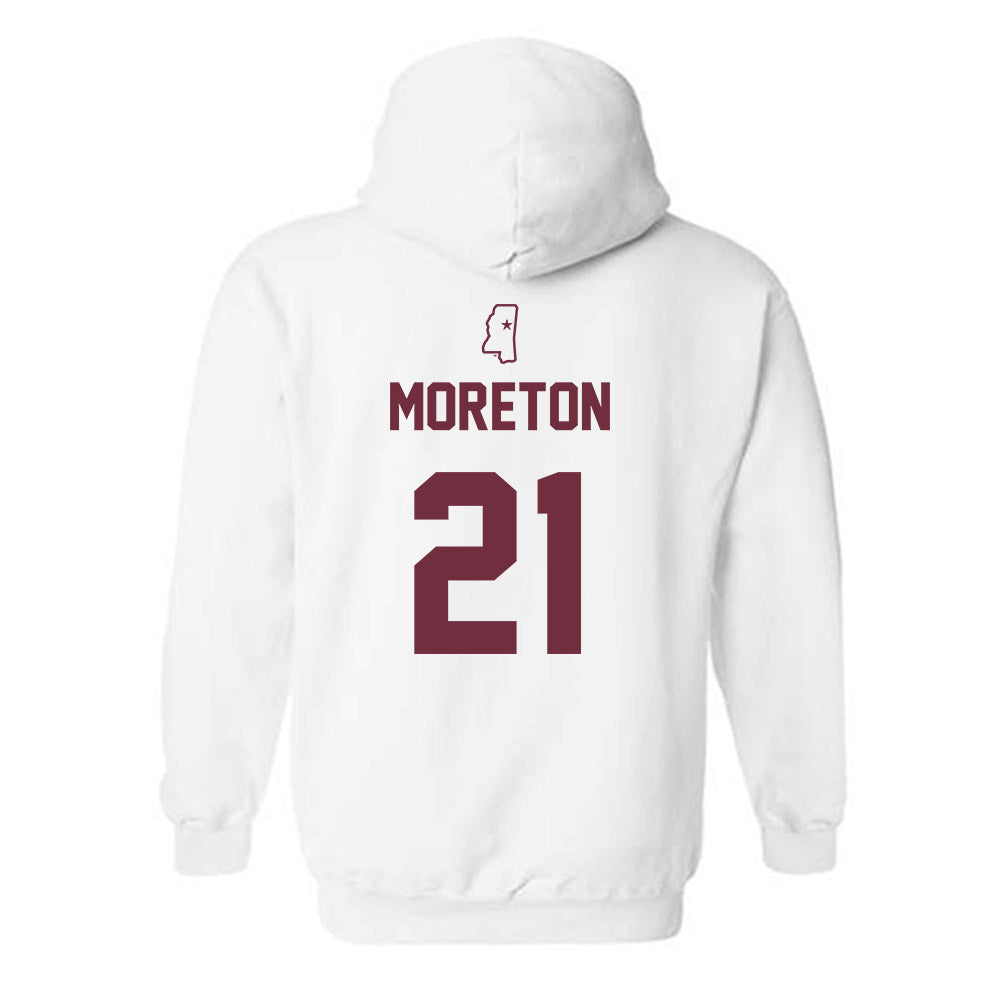 Mississippi State - NCAA Softball : Brinkley Moreton - Sports Shersey Hooded Sweatshirt-1