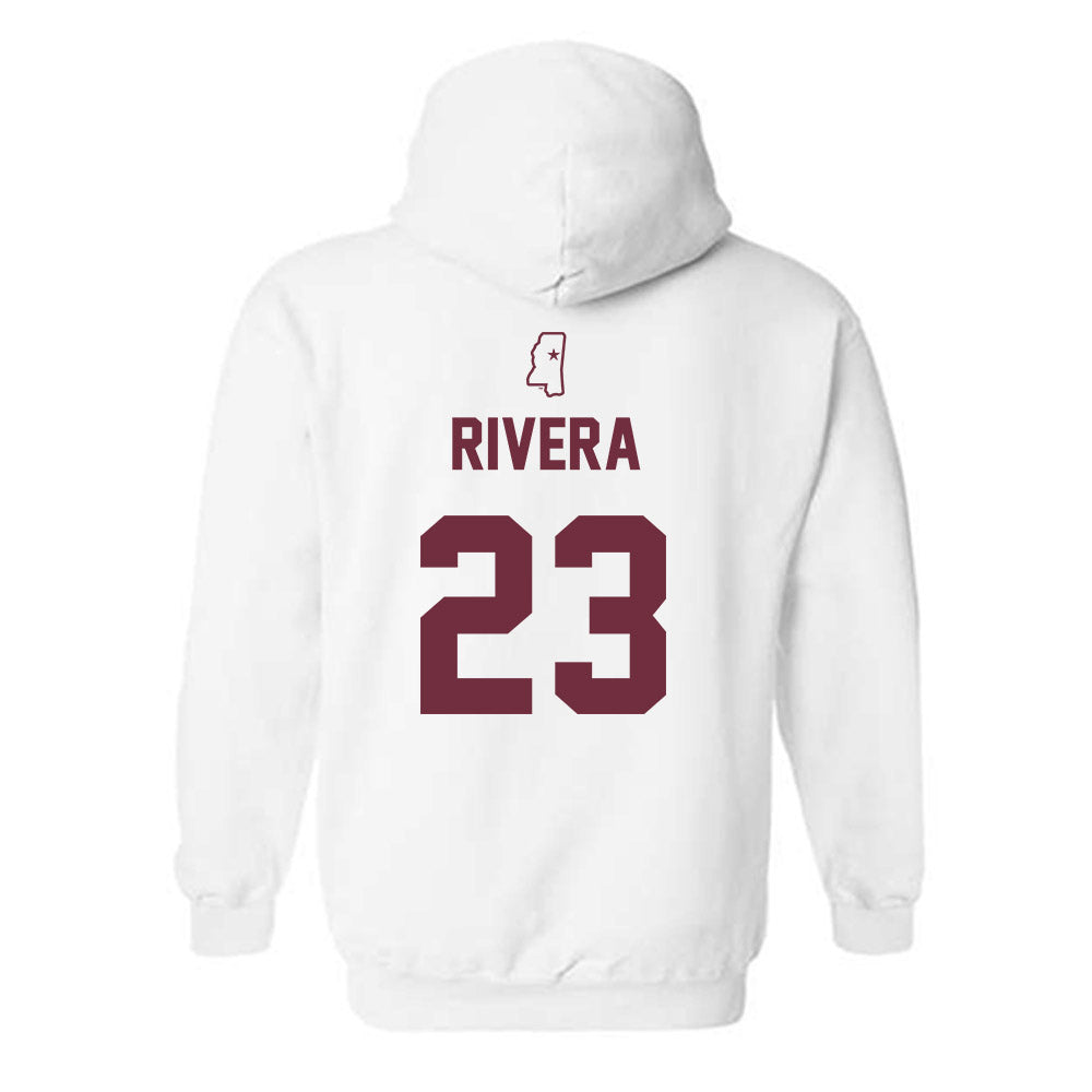 Mississippi State - NCAA Softball : Desiree Rivera - Sports Shersey Hooded Sweatshirt-1