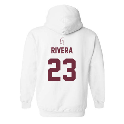 Mississippi State - NCAA Softball : Desiree Rivera - Sports Shersey Hooded Sweatshirt-1