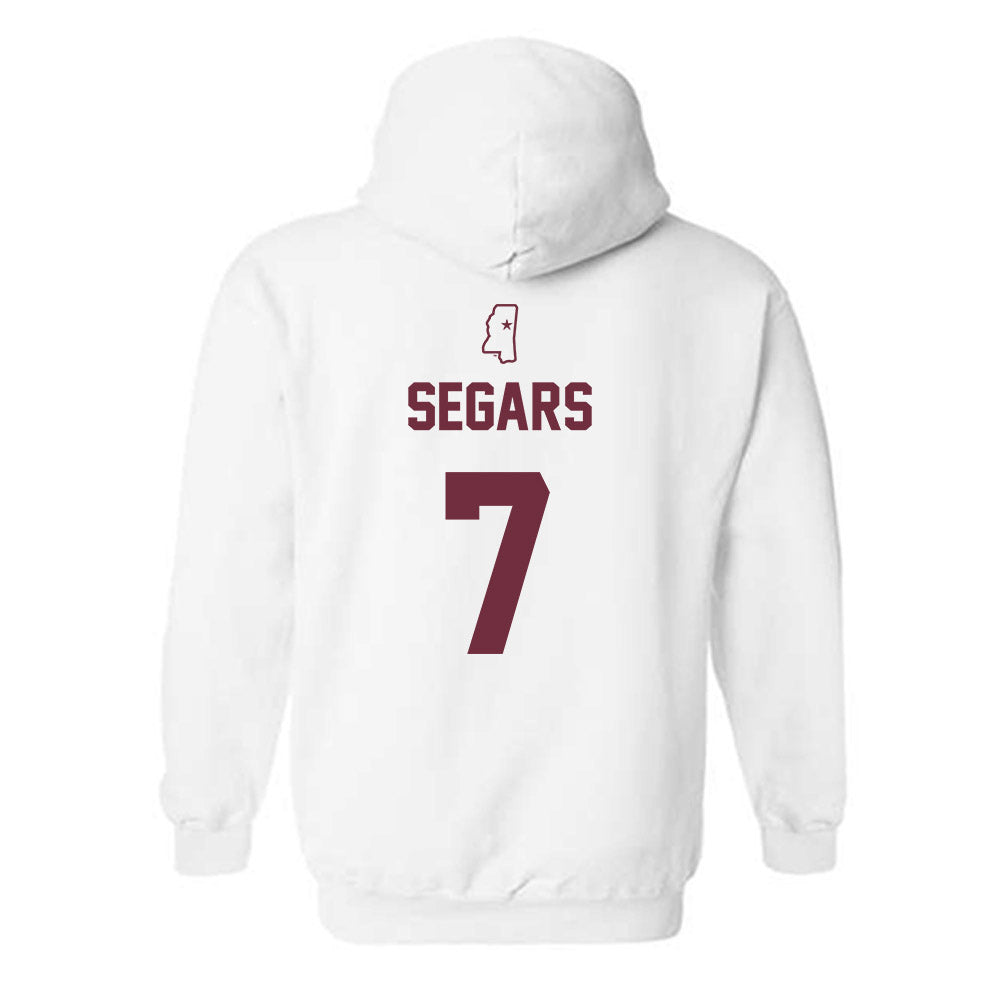 Mississippi State - NCAA Softball : Anna Kate Segars - Sports Shersey Hooded Sweatshirt-1