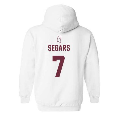 Mississippi State - NCAA Softball : Anna Kate Segars - Sports Shersey Hooded Sweatshirt-1
