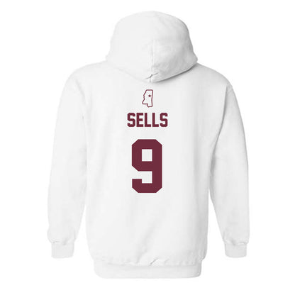 Mississippi State - NCAA Softball : Kiarra Sells - Sports Shersey Hooded Sweatshirt-1