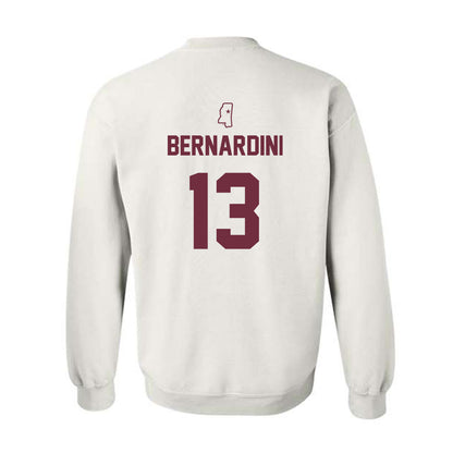 Mississippi State - NCAA Softball : Morgan Bernardini - Sports Shersey Crewneck Sweatshirt-1