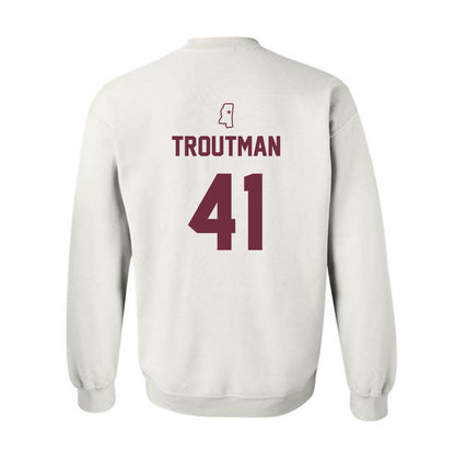 Mississippi State - NCAA Softball : Taylor Troutman - Sports Shersey Crewneck Sweatshirt-1