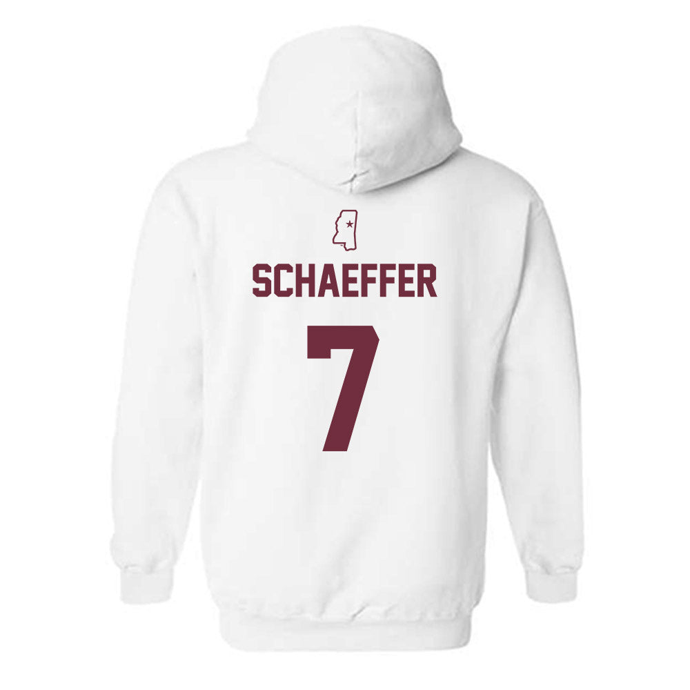 Mississippi State - NCAA Softball : Gabriella Schaeffer - Sports Shersey Hooded Sweatshirt-1