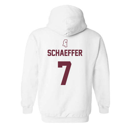 Mississippi State - NCAA Softball : Gabriella Schaeffer - Sports Shersey Hooded Sweatshirt-1