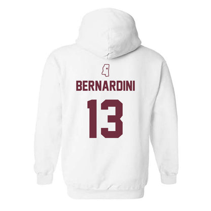 Mississippi State - NCAA Softball : Morgan Bernardini - Sports Shersey Hooded Sweatshirt-1