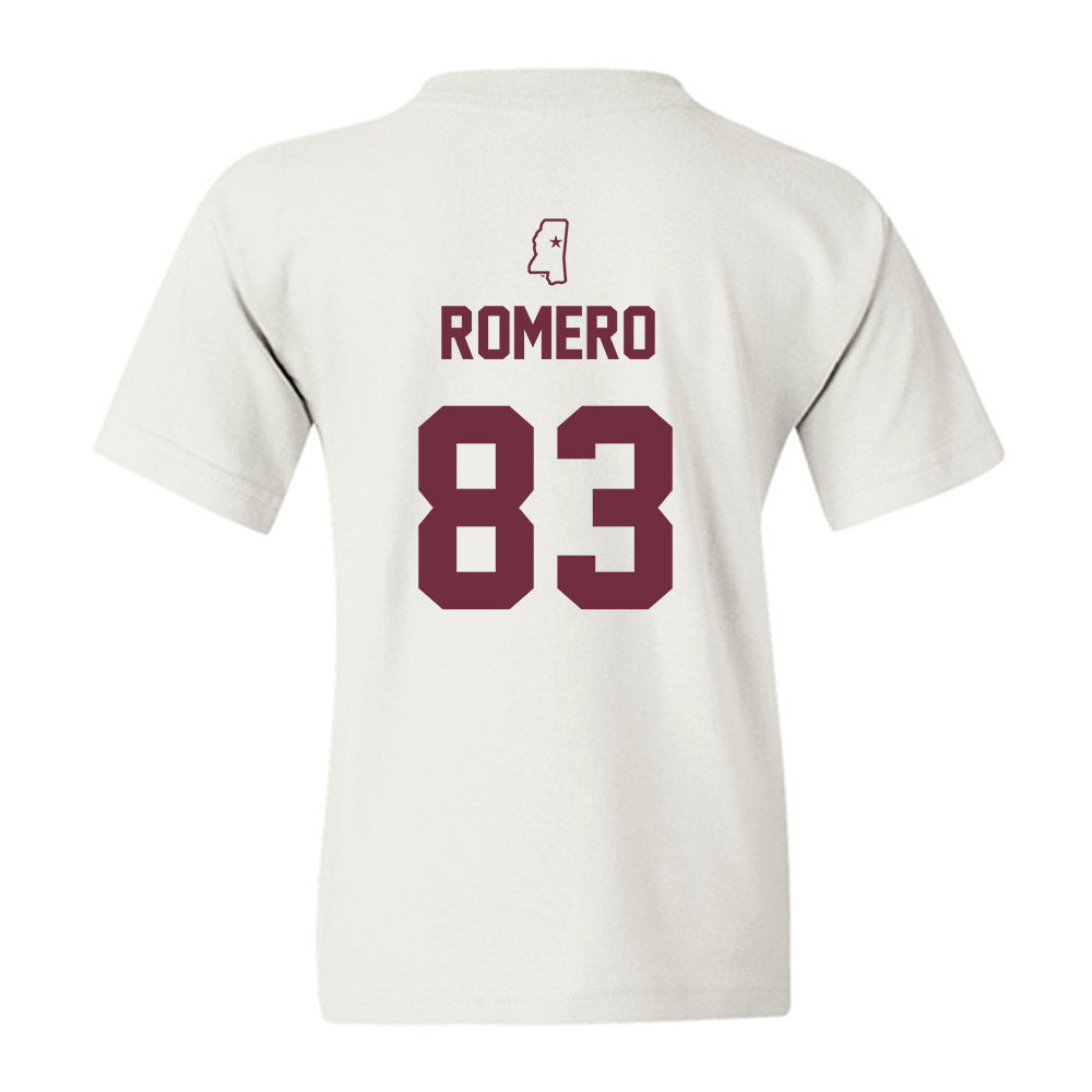 Mississippi State - NCAA Softball : xiane romero - Sports Shersey Youth T-Shirt-1