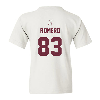 Mississippi State - NCAA Softball : xiane romero - Sports Shersey Youth T-Shirt-1
