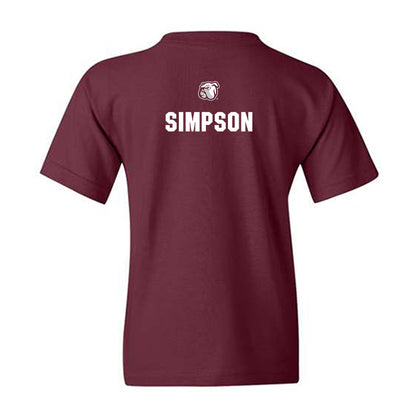 Mississippi State - NCAA Women's Track & Field : De'kayla Simpson - Sports Shersey Youth T-Shirt-1