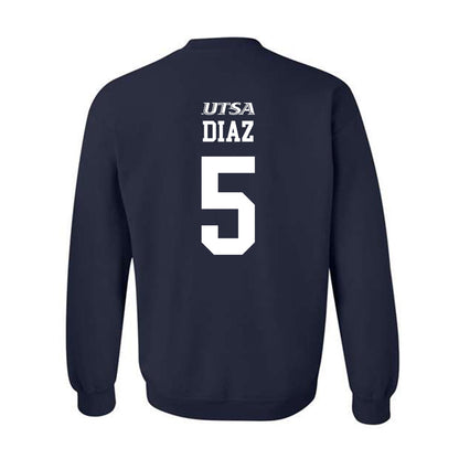 UTSA - NCAA Baseball : Diego Diaz - Generic Sports Crewneck Sweatshirt-1