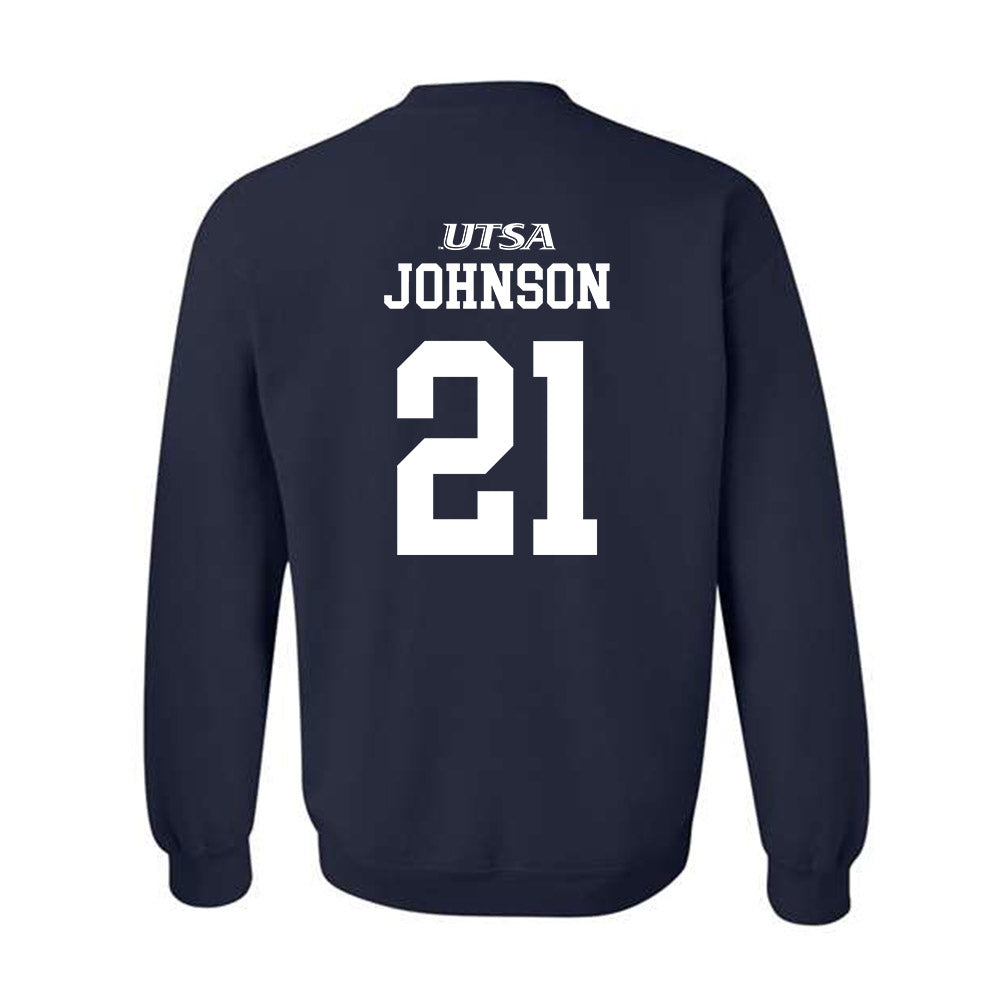 UTSA - NCAA Baseball : Nathan Johnson - Generic Sports Crewneck Sweatshirt-1