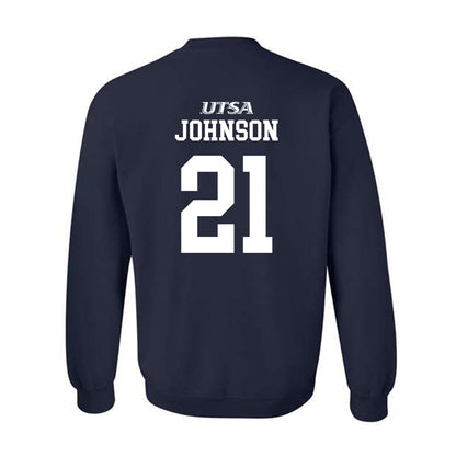 UTSA - NCAA Baseball : Nathan Johnson - Generic Sports Crewneck Sweatshirt-1