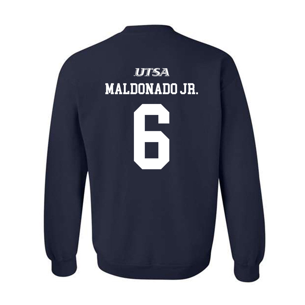 UTSA - NCAA Baseball : John Maldonado Jr. - Generic Sports Crewneck Sweatshirt-1