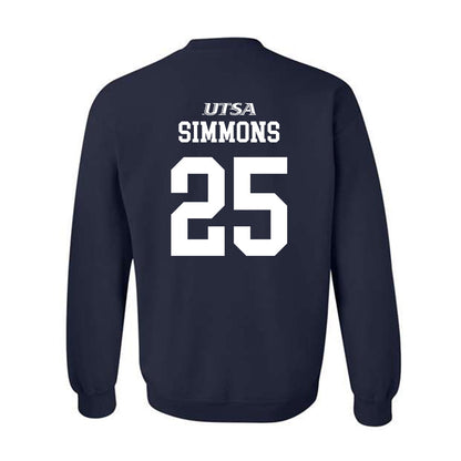 UTSA - NCAA Baseball : Sam Simmons - Generic Sports Crewneck Sweatshirt-1