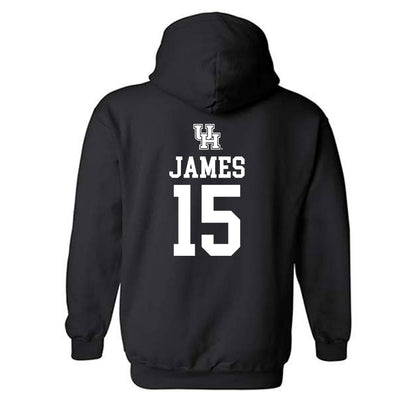 Houston - NCAA Football : Will James - Sports Shersey Hooded Sweatshirt-1
