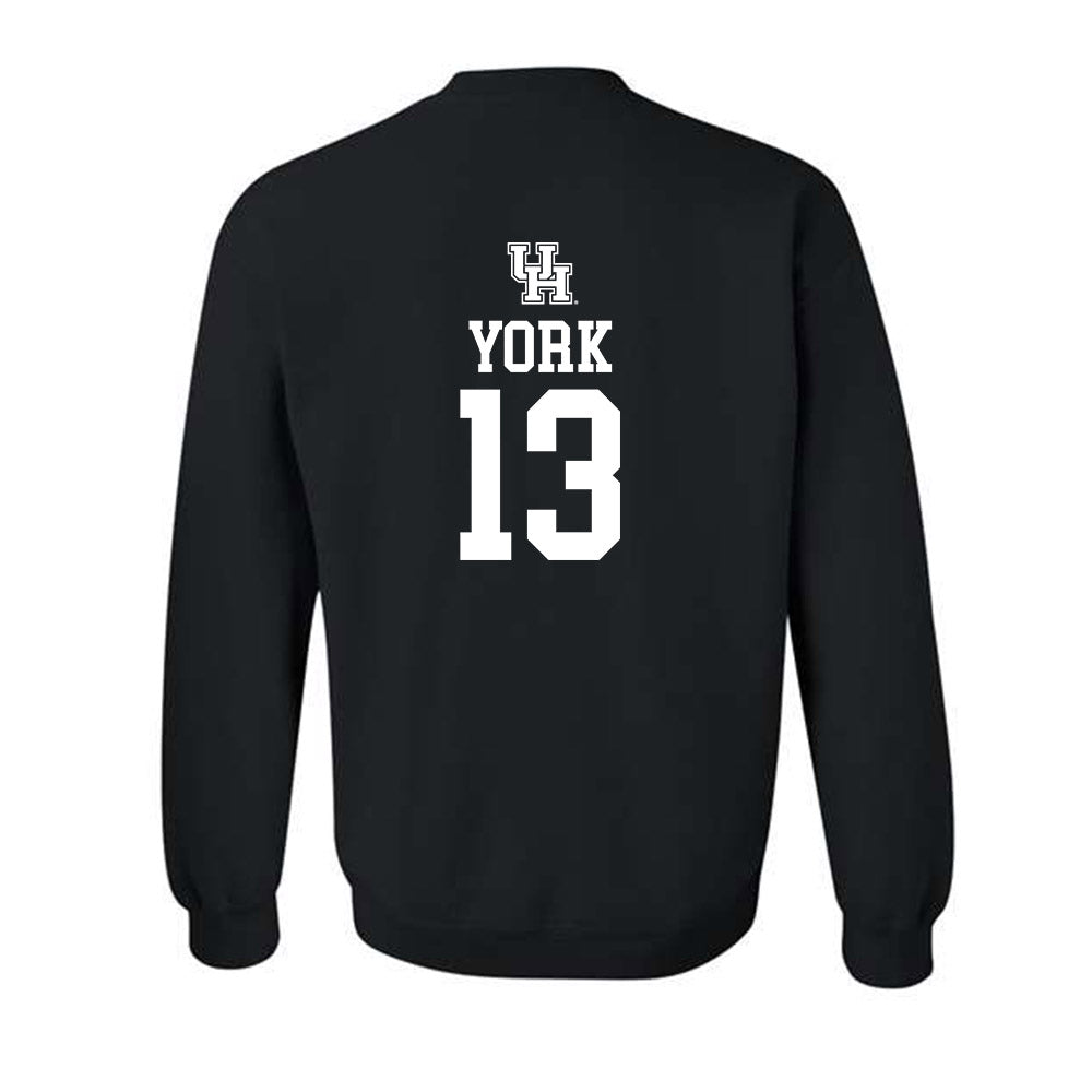 Houston - NCAA Football : Jayden York - Sports Shersey Crewneck Sweatshirt-1