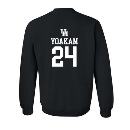 Houston - NCAA Football : Zac Yoakam - Sports Shersey Crewneck Sweatshirt-1