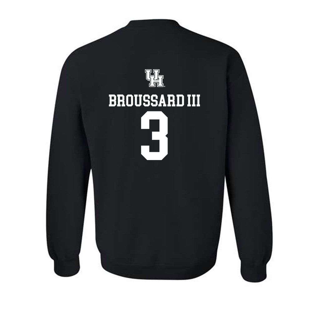 Houston - NCAA Football : Harvey Broussard III - Sports Shersey Crewneck Sweatshirt-1