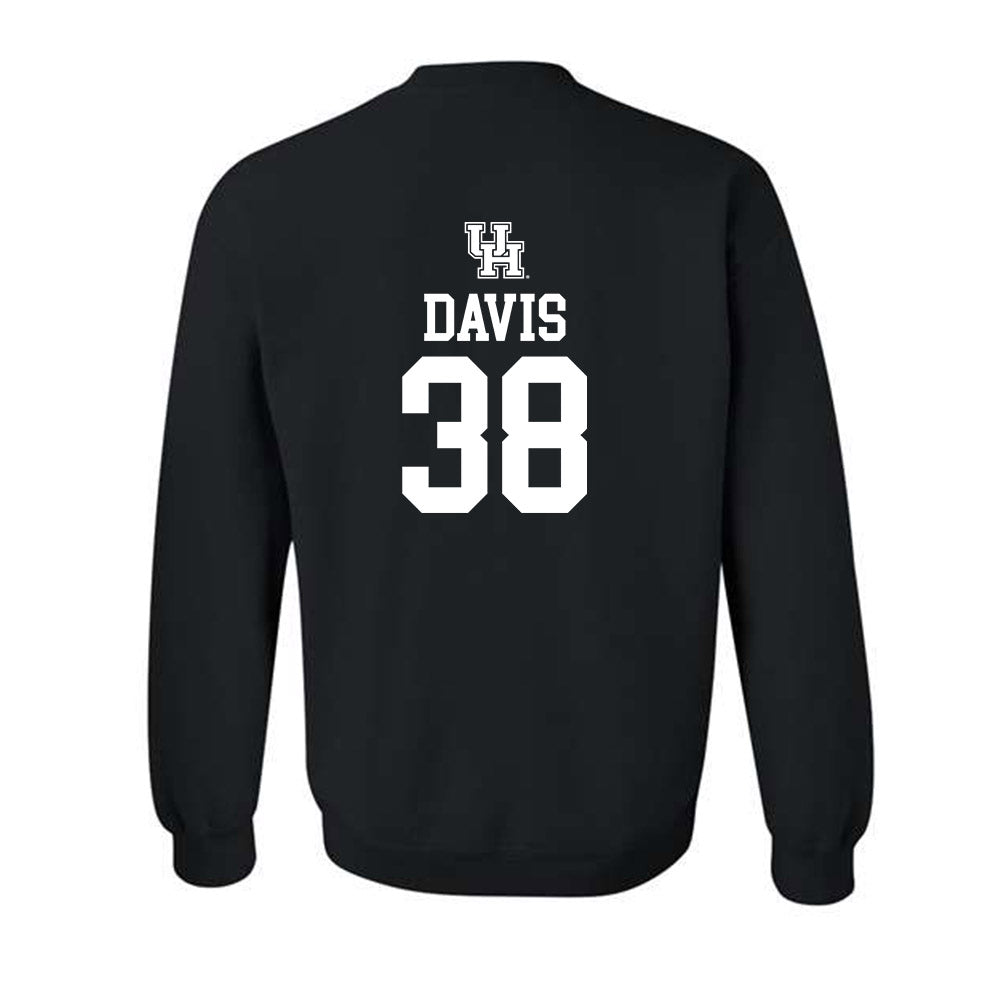 Houston - NCAA Football : Aaron Davis - Sports Shersey Crewneck Sweatshirt-1