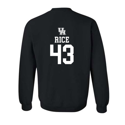 Houston - NCAA Football : Sheldon Rice - Sports Shersey Crewneck Sweatshirt-1