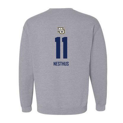 Marquette - NCAA Men's Soccer : Lucas Nesthus - Sports Shersey Crewneck Sweatshirt-1