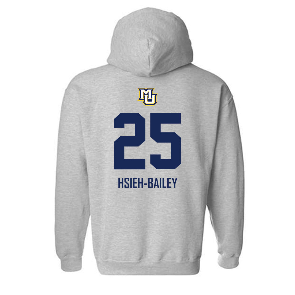 Marquette - NCAA Men's Soccer : Jai Hsieh-Bailey - Sports Shersey Hooded Sweatshirt