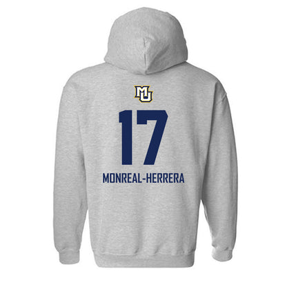 Marquette - NCAA Men's Soccer : Jonathan Monreal-Herrera - Sports Shersey Hooded Sweatshirt-1