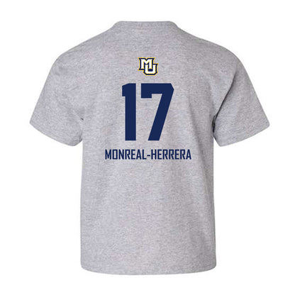Marquette - NCAA Men's Soccer : Jonathan Monreal-Herrera - Sports Shersey Youth T-Shirt-1