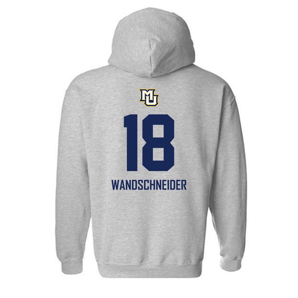 Marquette - NCAA Men's Soccer : Jack Wandschneider - Sports Shersey Hooded Sweatshirt