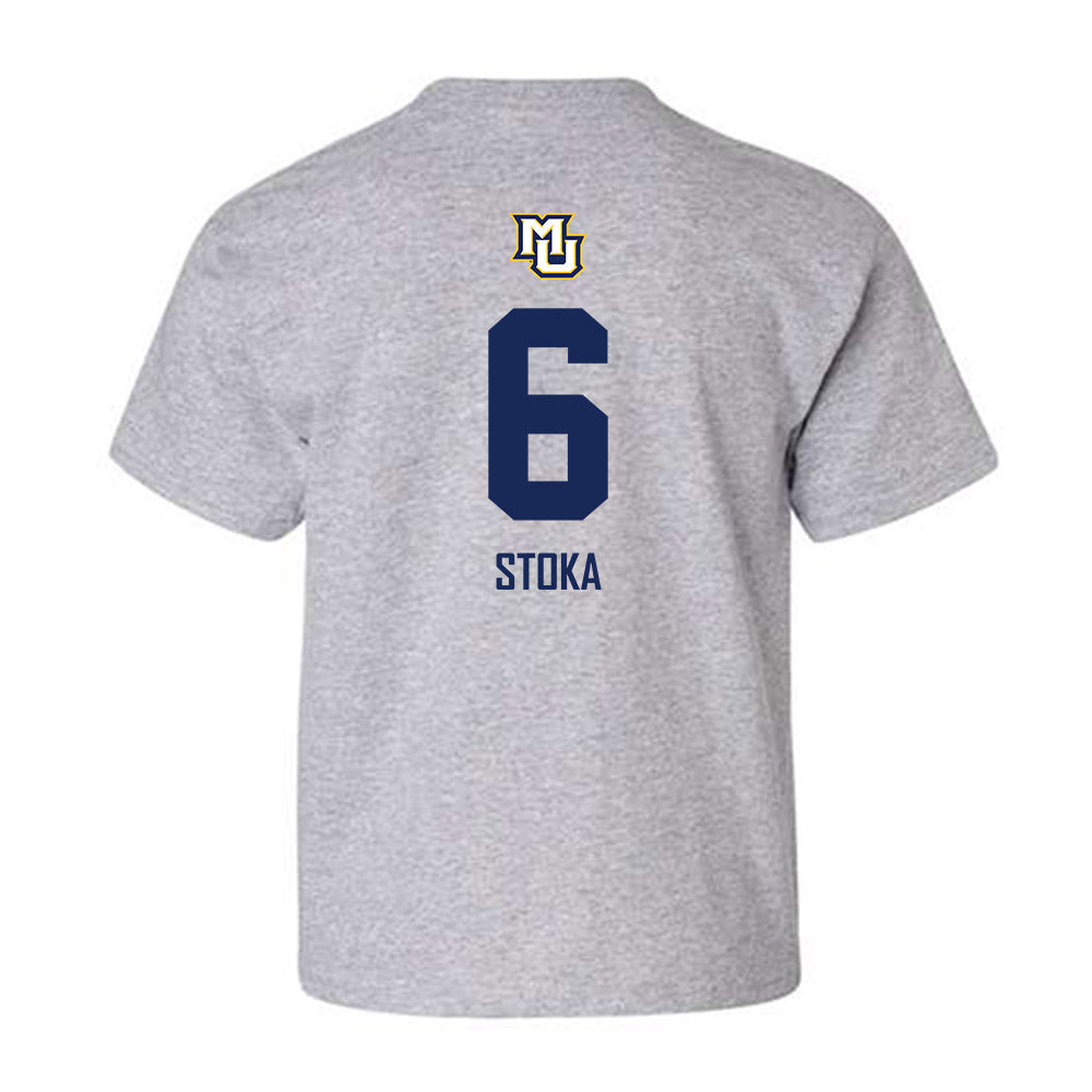 Marquette - NCAA Men's Soccer : Mateo Stoka - Sports Shersey Youth T-Shirt-1