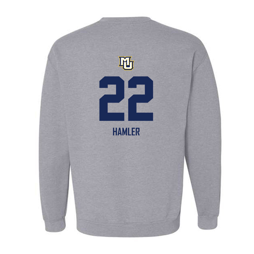 Marquette - NCAA Men's Soccer : Clayton Hamler - Sports Shersey Crewneck Sweatshirt-1
