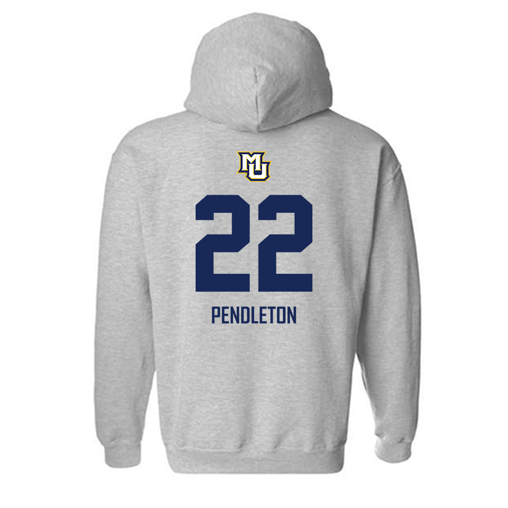 Marquette - NCAA Men's Soccer : Nico Pendleton - Sports Shersey Hooded Sweatshirt