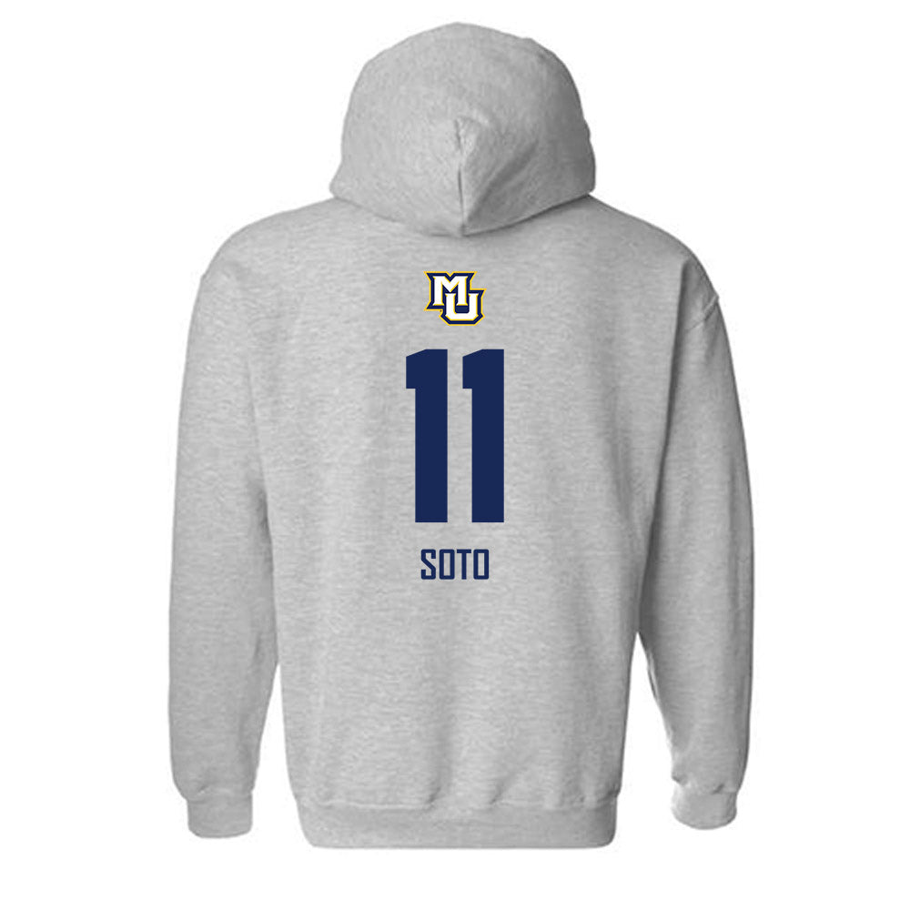 Marquette - NCAA Men's Soccer : Heriberto Soto - Sports Shersey Hooded Sweatshirt